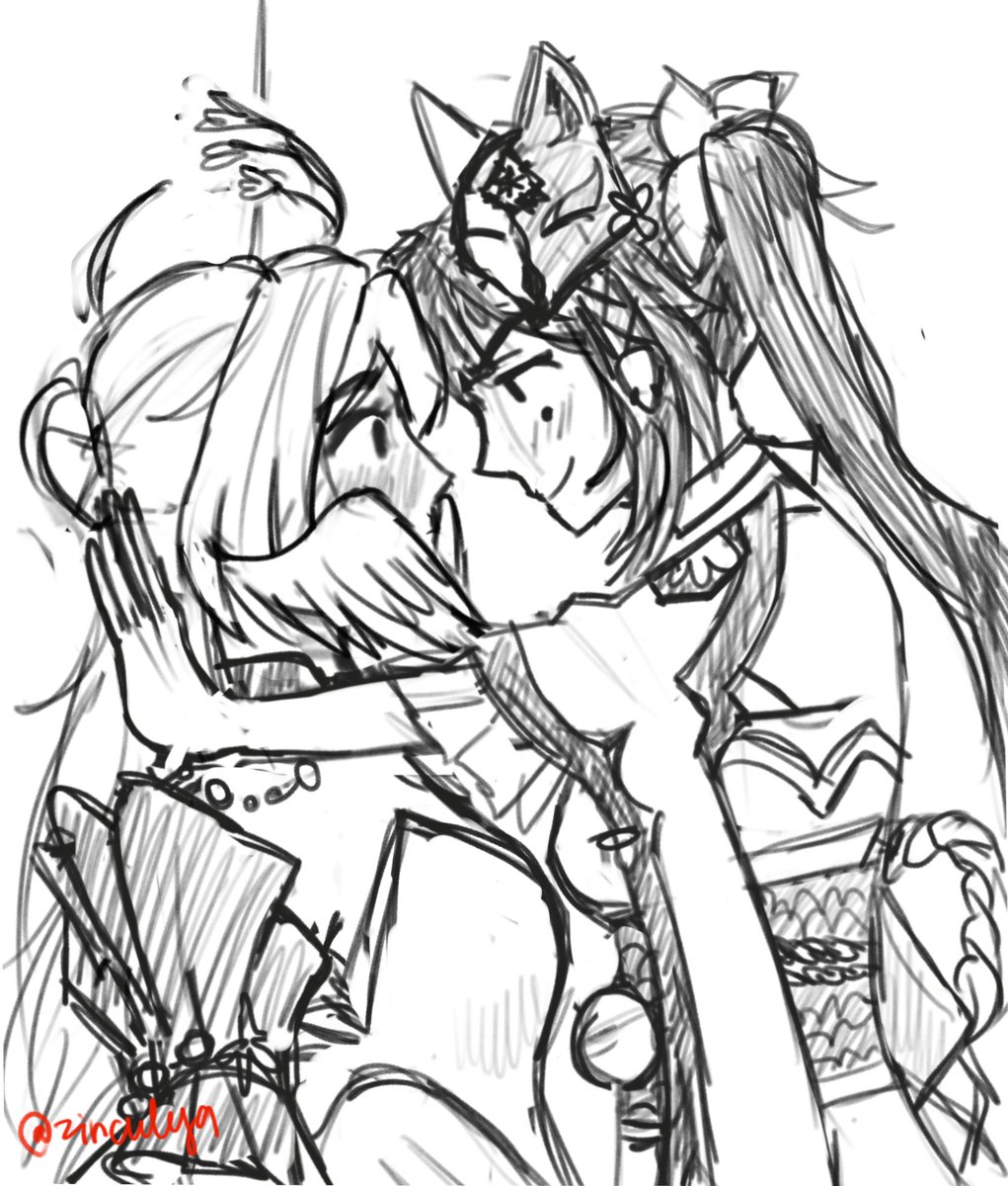 zinculya's tweet photo. robinabi kabedon... 

fun fact: the english wikipedia page for it has a picture of a robin cosplayer as an example

#robinabi #sparklehsr #robinhsr #sparkbin #hsrfanart #yuriforever https://t.co/qlTdStpFfs