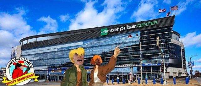 Biddco's tweet photo. It's my mission this weekend to say hi to Scott Sandelin!
#WheresSandy?
*cue Carmen San Diego theme song *** https://t.co/IrGR5c1bVs