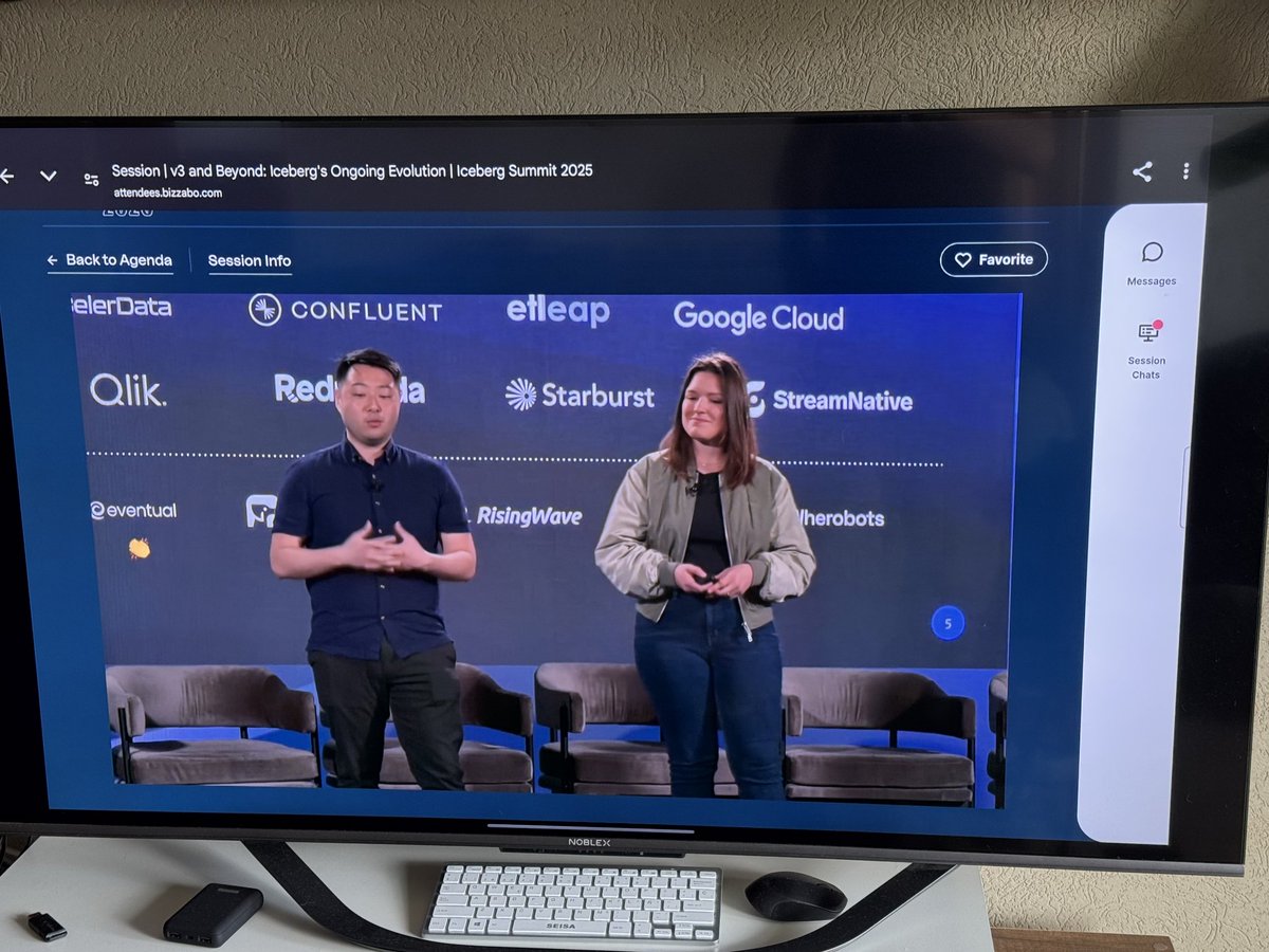 Jornada completa viendo la conferencia Iceberg Web Summit. 
De aquí saldrán varias ideas para los productos que estamos desarrollando en ingeniería de datos + open source.
icebergsummit2025.com
