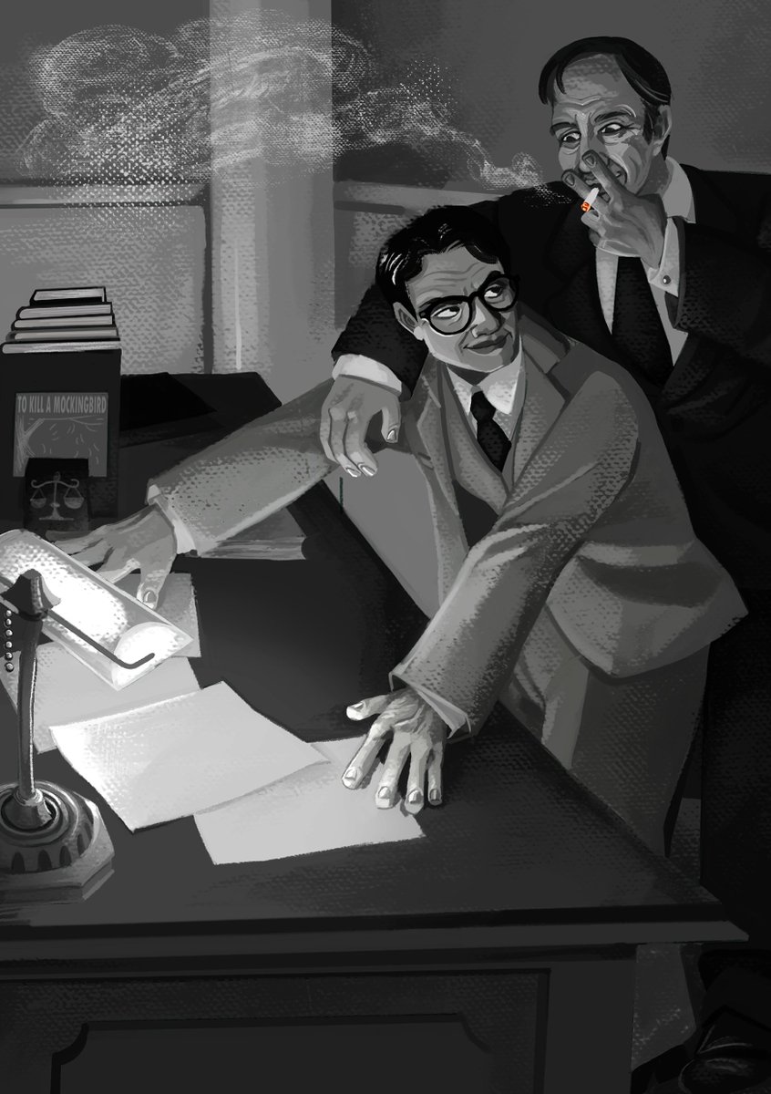 now that <a href="/SexymanZine/">♥️✧ Hear Me Out... 2 ✧♥️ @ OUT NOW</a> is out heres my galaxy brained piece. saul goodman and atticus finch. be still my beating heart! who doesn't love some men in uniform 👀