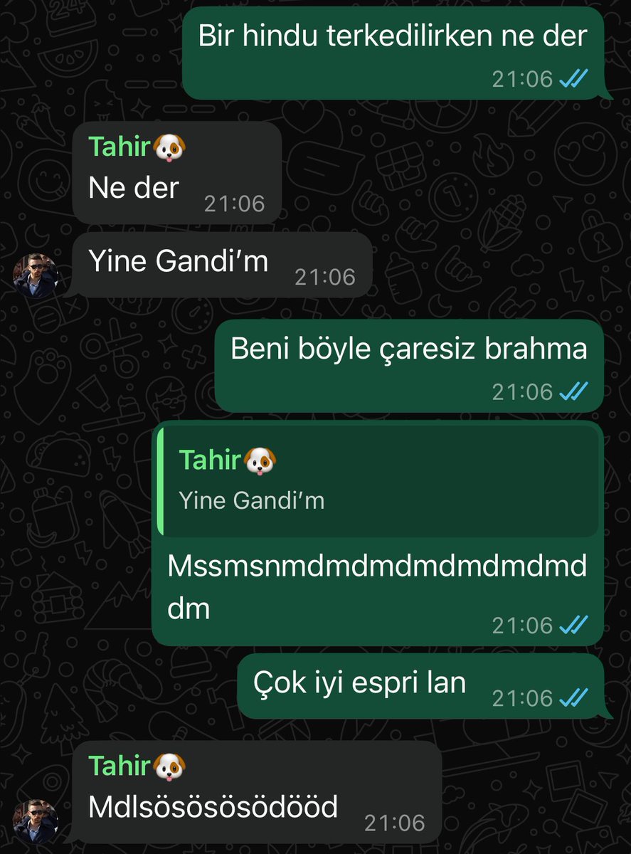 Dinler Tarihi çalışırken düşen espri seviyemiz…