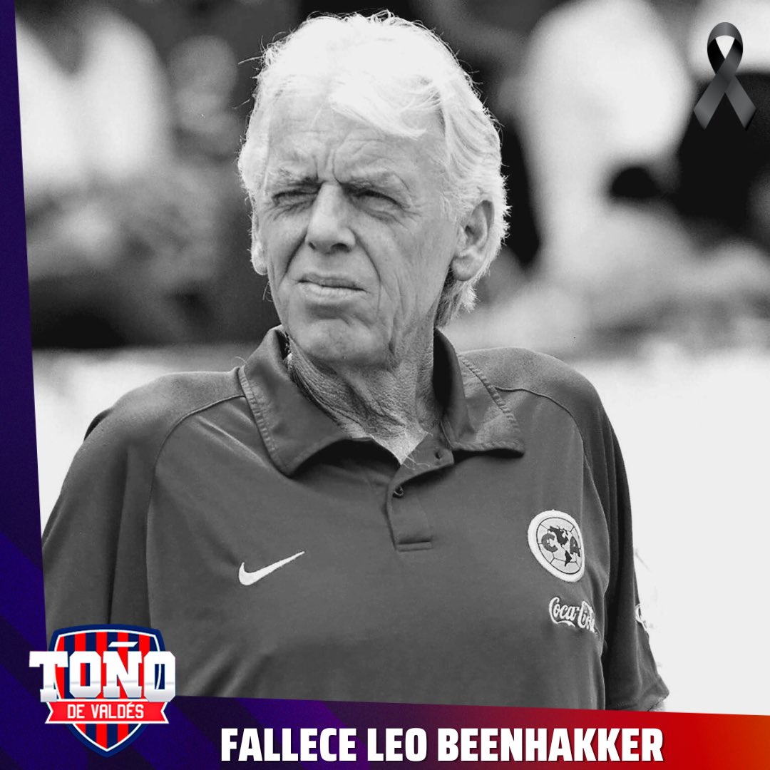 adevaldes's tweet photo. De último momento: se confirma el fallecimiento de Leo Beenhakker a los 82 años de edad.

 Director técnico histórico que marcó una época en el fútbol neerlandés, haciendo historia al frente de dos gigantes como Ajax y Feyenoord.

En México, dejó una grata memoria por su paso con el Club América, donde su equipo deslumbraba por el fútbol vistoso y ofensivo que proponía en cada partido.

Descanse en paz, Leo Beenhakker.🙏