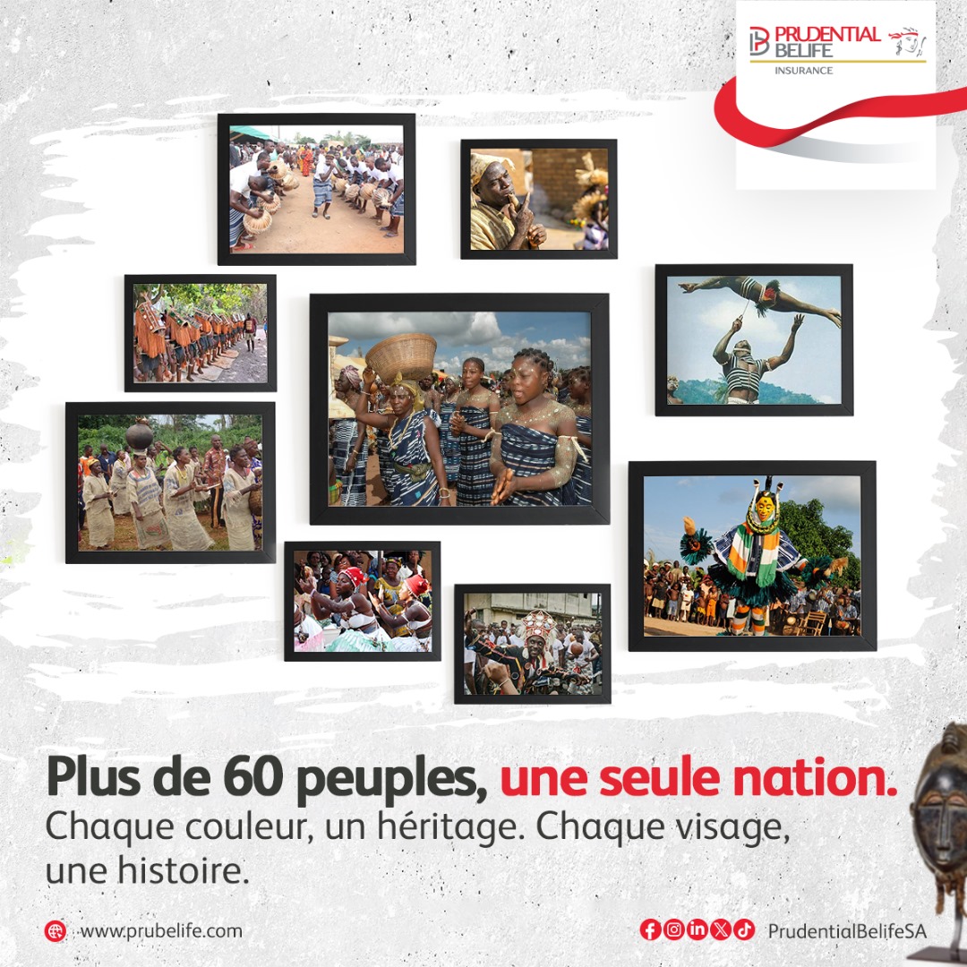 De ses multiples ethnies à sa croissance économique impressionnante, la Côte d'Ivoire est une terre de richesses et d'opportunités. Chez Prudential Belife Insurance, nous croyons en son potentiel et nous nous engageons à protéger l'avenir de ses habitants.

#Prubelife #CIV