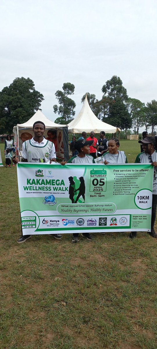 We collaborated with Kakamega County and the Kakamega Wellness Group and participated in a previous World Health Day commemoration. The event focused on promoting healthy lifestyles as a key strategy in disease prevention and culminated in an energizing 10-kilometer  walk