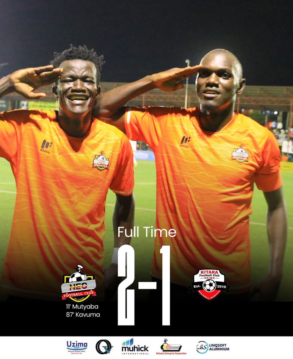 JamesSsebugenyi's tweet photo. StarTimes Uganda Premier League 24/25//#STSnews By Munnakyotera
🤝MatchDay 23🤝🔵 FULLTIME 🔴
Thursday 10th April, 2025
POLICE 2️⃣:0️⃣️ MBARARA
SC Villa 3️⃣:1️⃣️ Mbale Heroes
NEC 2️⃣:1️⃣️ Kitara
#supteresport #localsports #StarTimesUPL
#POLMBR #SCVMBH #NECKIT
#ourleaguegoforit https://t.co/epBpvfpi8n