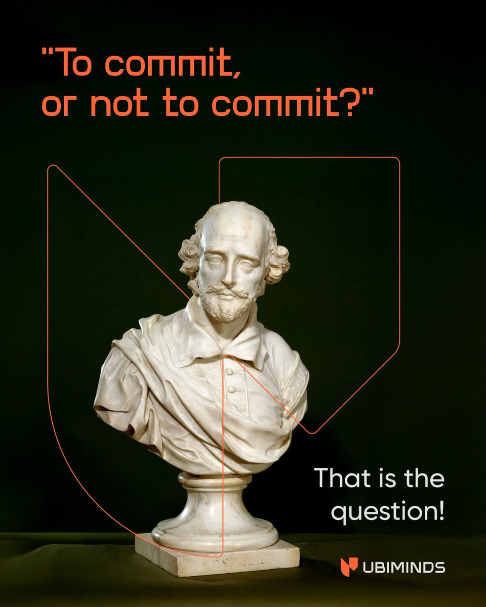 ubiminds's tweet photo. Whether you’re writing sonnets or software, the struggle is real:
Overwriting someone else’s work
Trying to make sense of old commits
That one undocumented function
What’s your most Shakespearean dev moment?

#ShakespeareDay #CodeOrNotToCode #DevLife #MergeConflicts https://t.co/V9471dY5nK