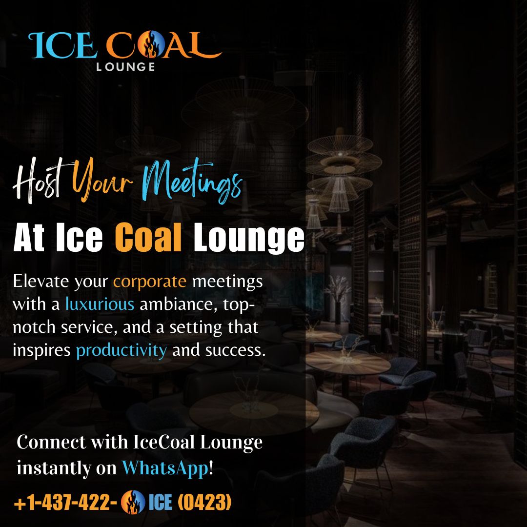IceCoalCA's tweet image. Host your next corporate meeting at IceCoal Lounge—where professionalism meets comfort.

#CorporateMeetings #BusinessEvents #IceCoalLounge #ProfessionalSpace #MeetAndDiscuss #WorkInStyle #CorporateVibes #BusinessVenue #NetworkingEvents #ExecutiveMeetings #MeetingGoals