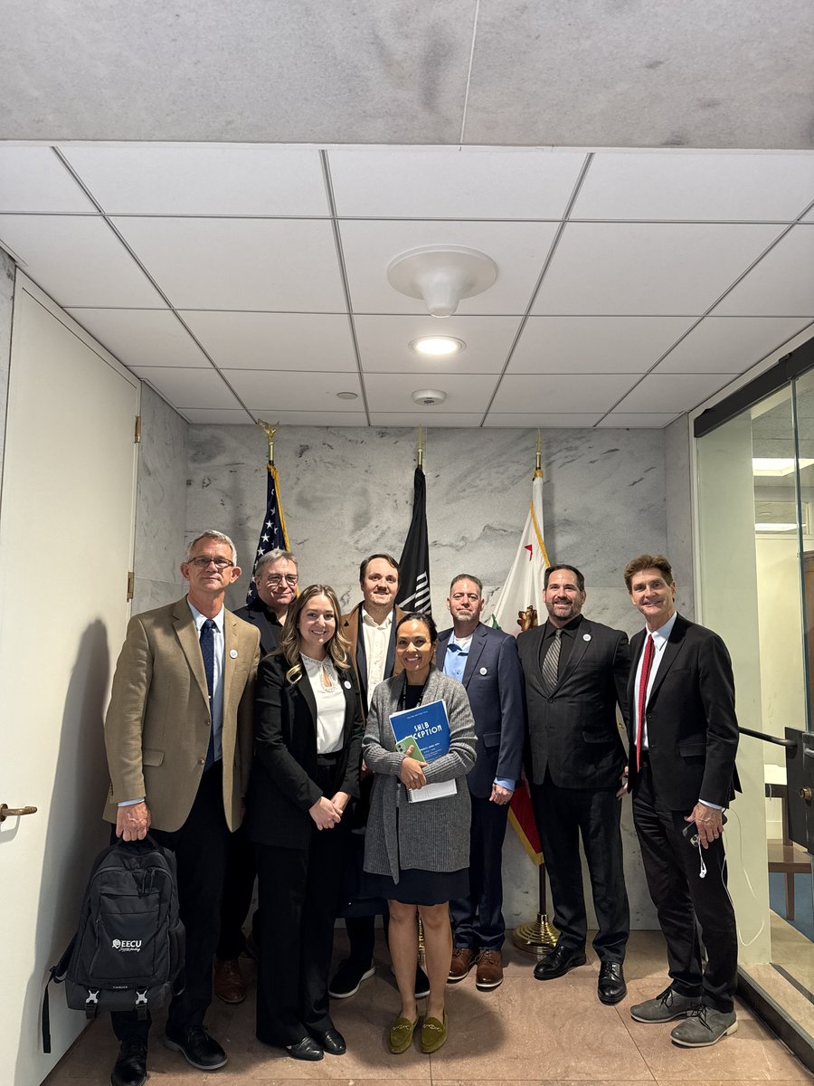Our SHLB members are on the Hill and making moves to #ProtectUSF! 

From scheduled meetings to surprise hallway encounters, members nationwide are advocating for affordable and sustainable high-speed internet funding through E-Rate and the Rural Health Care Program.