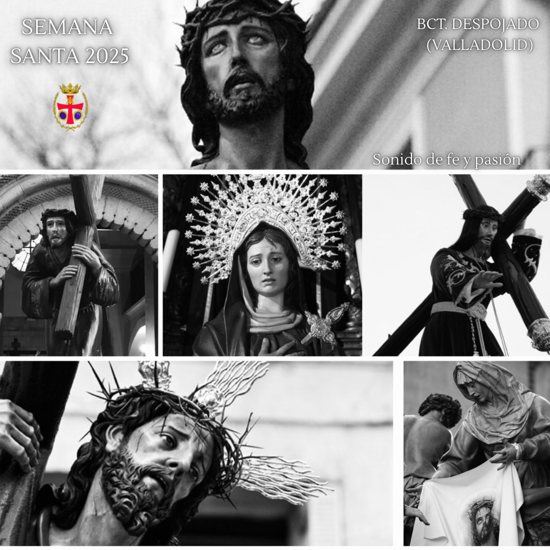 𝑵𝑼𝑬𝑺𝑻𝑹𝑨 𝑺𝑬𝑴𝑨𝑵𝑨 𝑺𝑨𝑵𝑻𝑨 𝟐𝟎𝟐𝟓

Estas serán las imágenes titulares a las que nuestra banda acompañará durante la semana de pasión con sus sones 🎺🥁

#somosbandadespojado