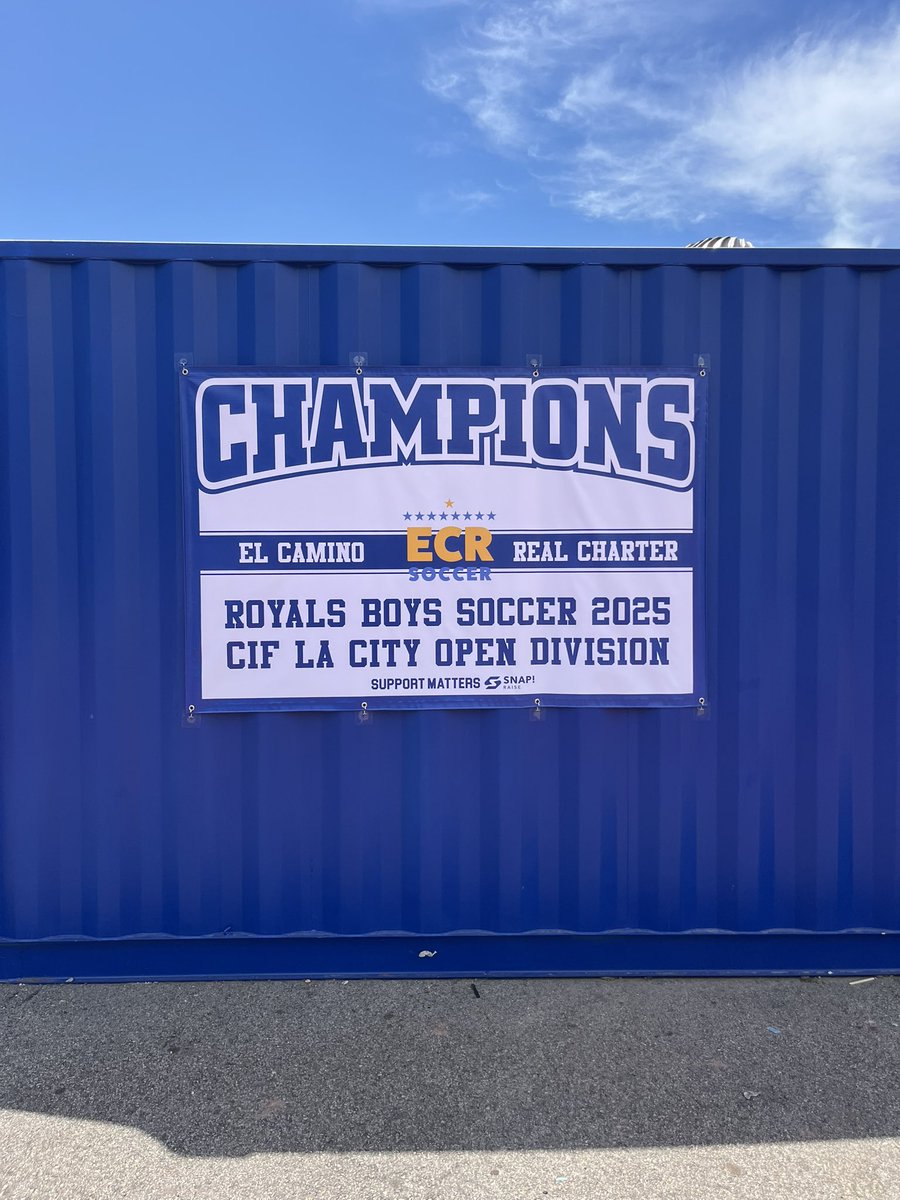 2025 Championship banner has been hung on the bin! Thank you <a href="/KarpSnap/">Aaron Karp</a>