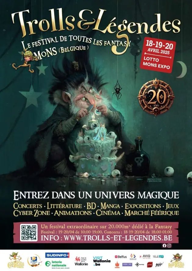 DarKingdomTifa's tweet photo. Oui bonjour, je serais au festival de fantasy belge Trolls &amp; Légendes ces 19 et 20 avril à Mons dans la cyber zone ! Venez échanger et papoter avec moi 🫶🏻 le festival est bien en plus… (moi stressée ? Pas du tout 👀) https://t.co/XYPAKWaTeD