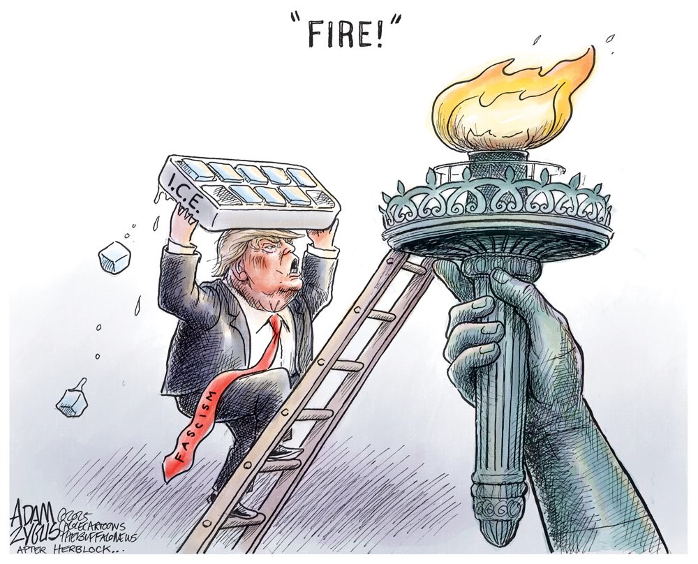 Fire and ICE… (apologies to Herblock)