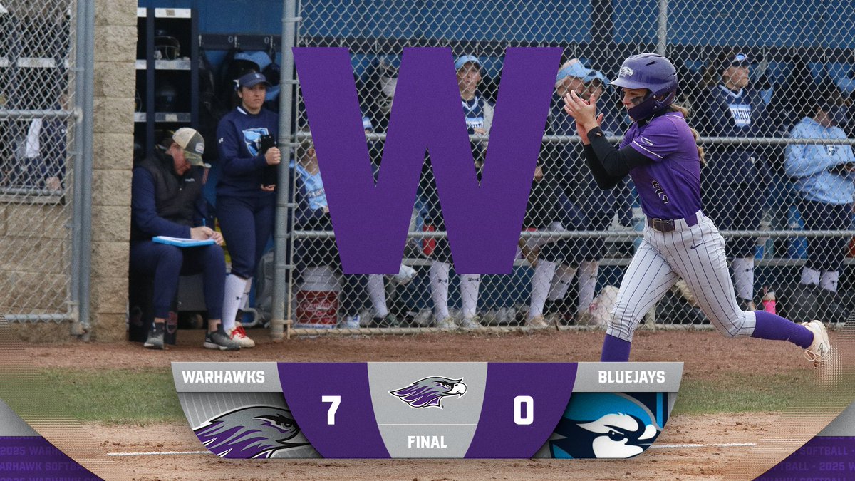 WARHAWK WIN! UWW takes down Elmhurst in game 1 of thew doubleheader, 7-0. Kaitlyn Weidemann had 5 RBI bolstered by a 3-run HR and Josie Hammen picked up the win in the circle.

Game 2 to start shortly