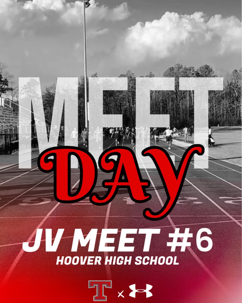Good luck to our JV athletes at their last regular season meet of the year today at Hoover High!