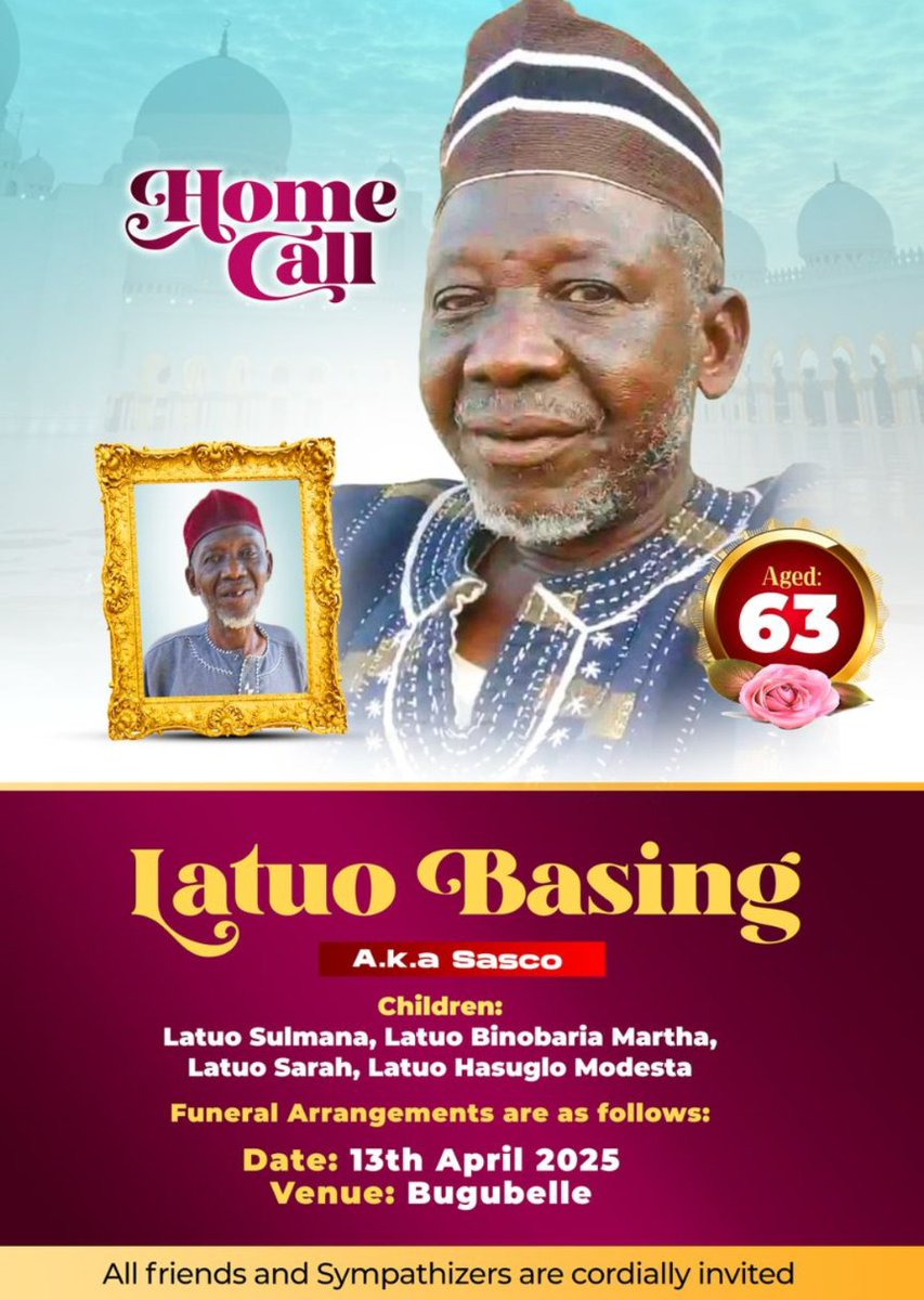 Our oldest volunteer goes home on the 13th of April.
We are looking forward to joining his family to give Mr. Latuo a befitting burial. 
He stood up for Girl Child Education! He was a champion of #GBV and challenged harmful cultural norms.
Support Our Condolence Purse: 0549344009