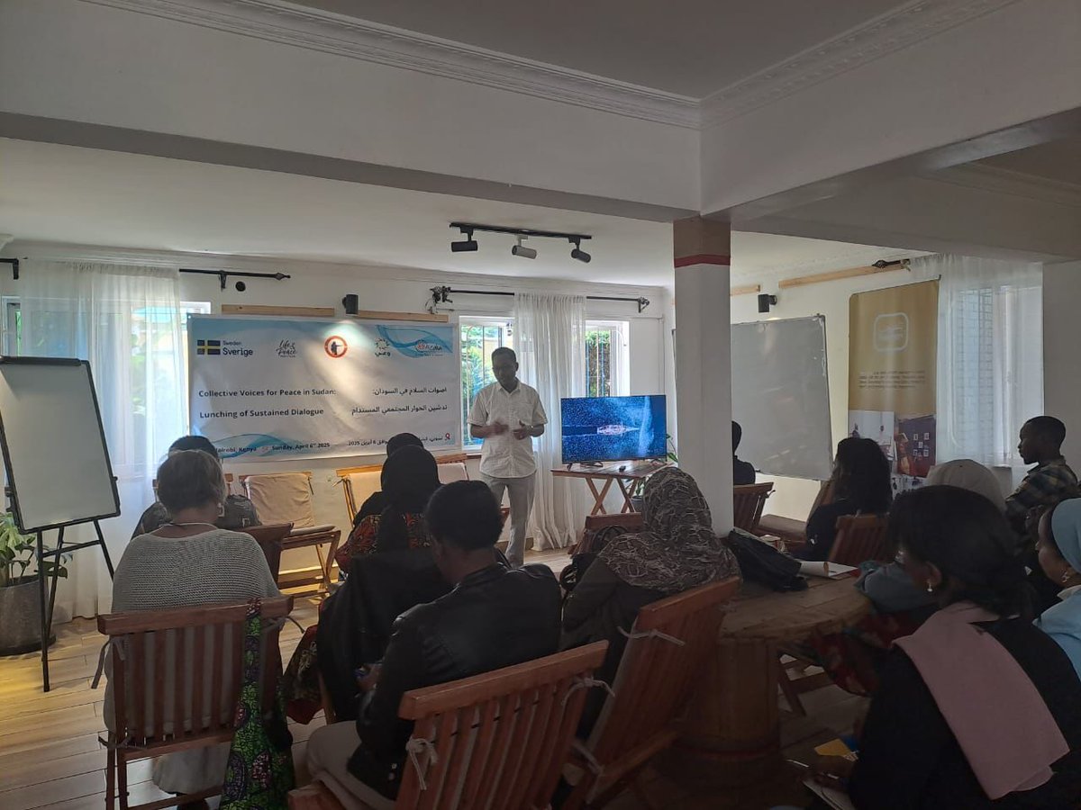 On April 6, 2025, we kicked off the Sustained Dialogue sessions—a key component in the Collective Voices for Peace in Sudan project! 💬✨In partnership with Weay Organization and Salamedia Center, the Life &amp; Peace Institute's Sudan Programme is bringing together Sudanese voices