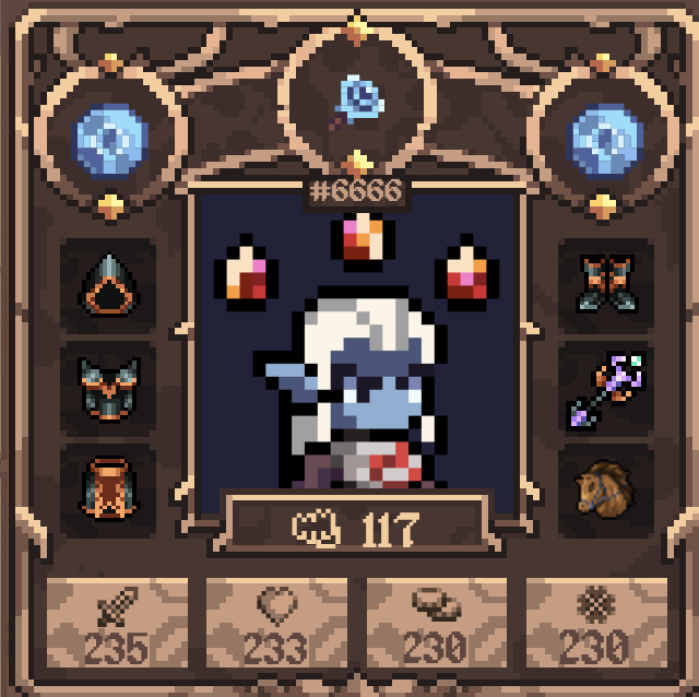 Robbheinz_PEST's tweet photo. Best items + a horse (only 33 in game at the moment)!
What do you say to my @DefiDungeons mage? https://t.co/ULl6vRqF1t