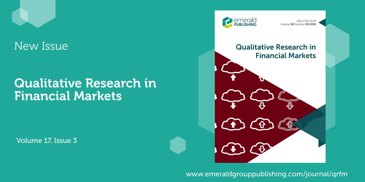 EmeraldAccFin's tweet photo. ⭐ New Issue! ⭐ Qualitative Research in Financial Markets is pleased to release its latest issue (17.3). Take a look here: https://t.co/blRexVkJEw #newissue #latestissue #publishing #NewlyPublished #finance https://t.co/4RwvQeRn8B