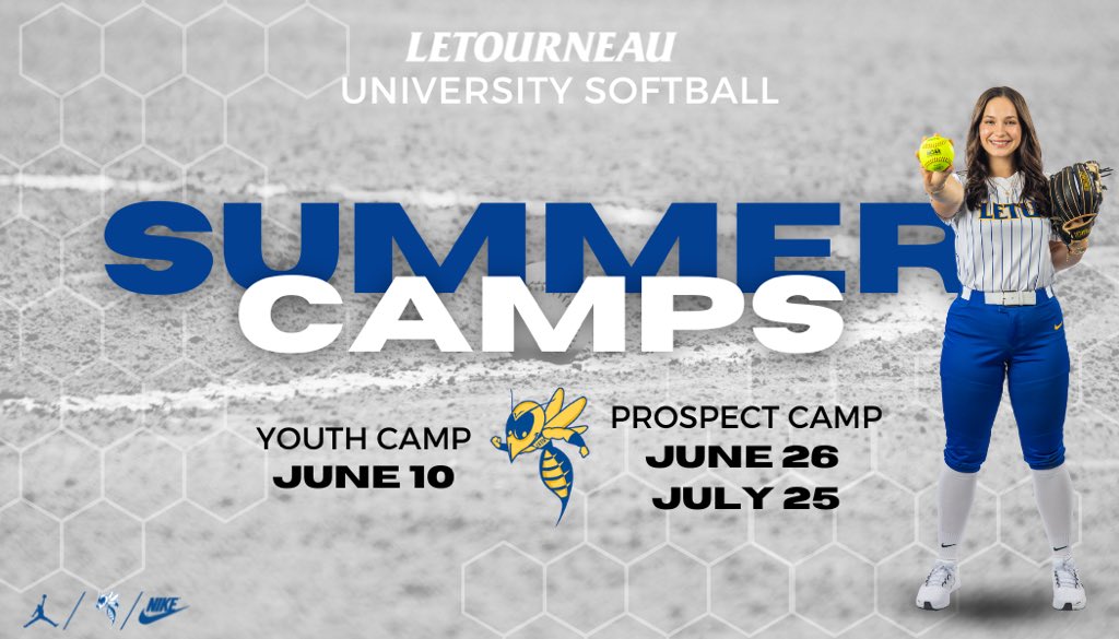 LETU Softball (@letusoftball) on Twitter photo Join us for SUMMER CAMPS! ☀️
Registration is open for all LETU softball camps! 
🔗 letusoftballcamps.com Join us for SUMMER CAMPS! ☀️
Registration is open for all LETU softball camps! 
🔗 letusoftballcamps.com
