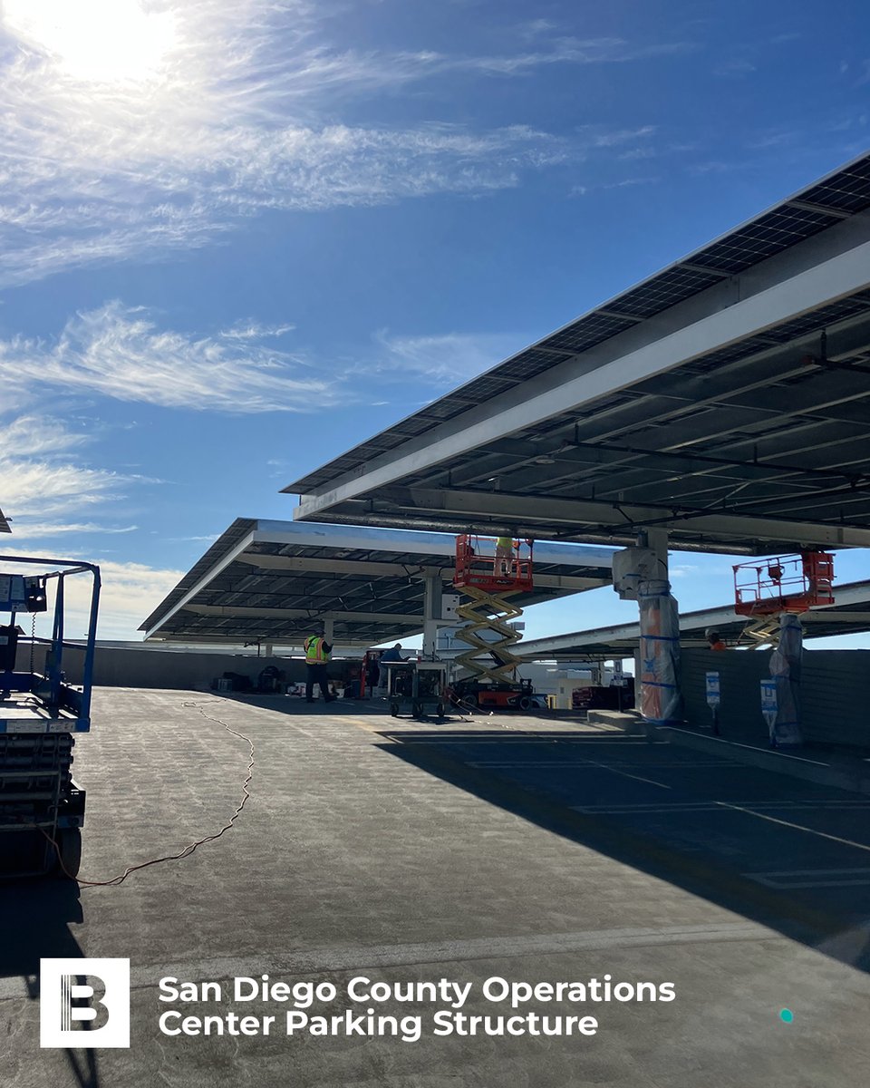 Project Highlight - San Diego County Operations Center Parking Structure

Baker Electric installed a 950-module photovoltaic (PV) system atop Parking Structure B2 at the San Diego County Operations Center.