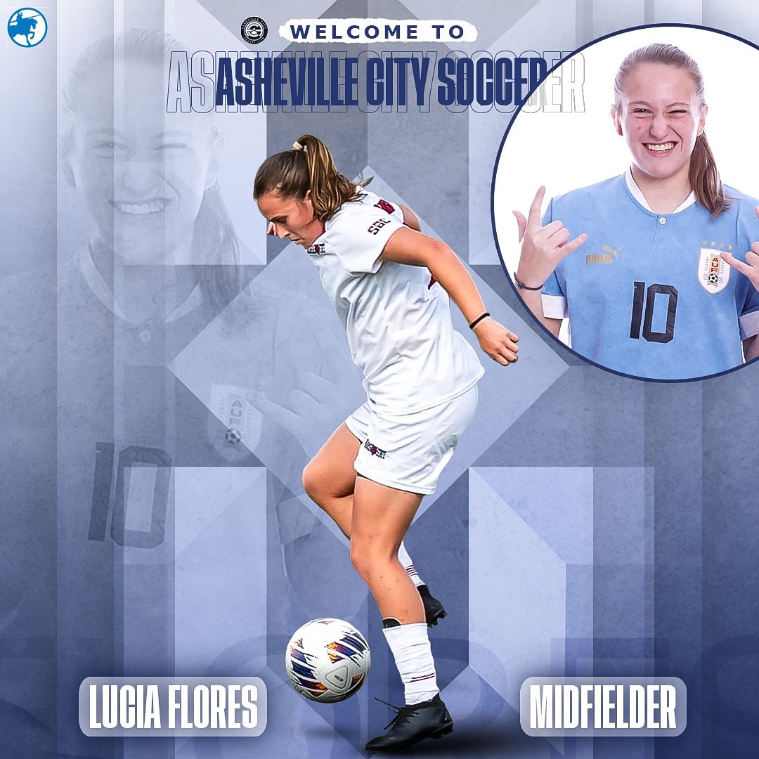 AshevilleCitySC's tweet photo. 𝓑𝓸𝓵𝓼𝓽𝓮𝓻𝓲𝓷𝓰 𝓽𝓱𝓮 𝓪𝓽𝓽𝓪𝓬𝓴 💪 

Forward Emma Sheehan and Midfielder Lu Flores are 𝔹𝕝𝕦𝕖 in 2025. 

#BelongBelieveBeBlue https://t.co/TWr06SAbre