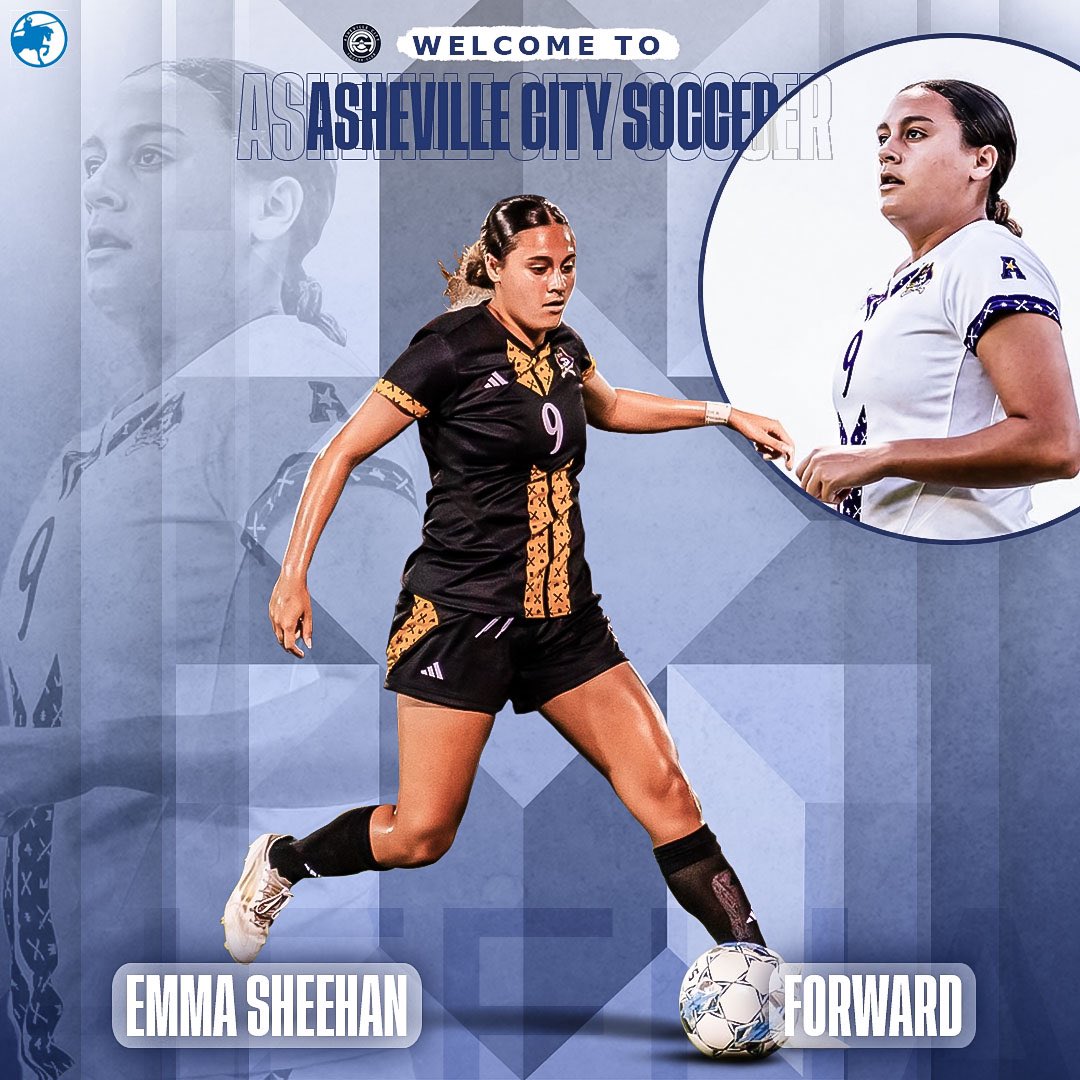 AshevilleCitySC's tweet photo. 𝓑𝓸𝓵𝓼𝓽𝓮𝓻𝓲𝓷𝓰 𝓽𝓱𝓮 𝓪𝓽𝓽𝓪𝓬𝓴 💪 

Forward Emma Sheehan and Midfielder Lu Flores are 𝔹𝕝𝕦𝕖 in 2025. 

#BelongBelieveBeBlue https://t.co/TWr06SAbre