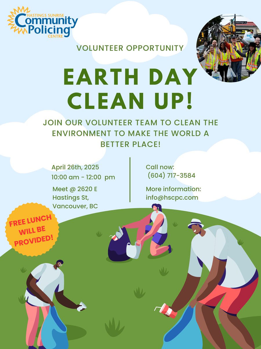 HastingsCPC's tweet photo. 💥 EARTH DAY CLEANUP 💥
We’re hitting the streets 🌎🧹
📆 Sat, April 26 | ⏰ 10AM–12PM
Pull up, bring your energy, and let’s show the planet some serious love 💚
#EarthDay #CleanupSquad #DoItForThePlanet #EarthDay2025 https://t.co/43EwhrUo5S