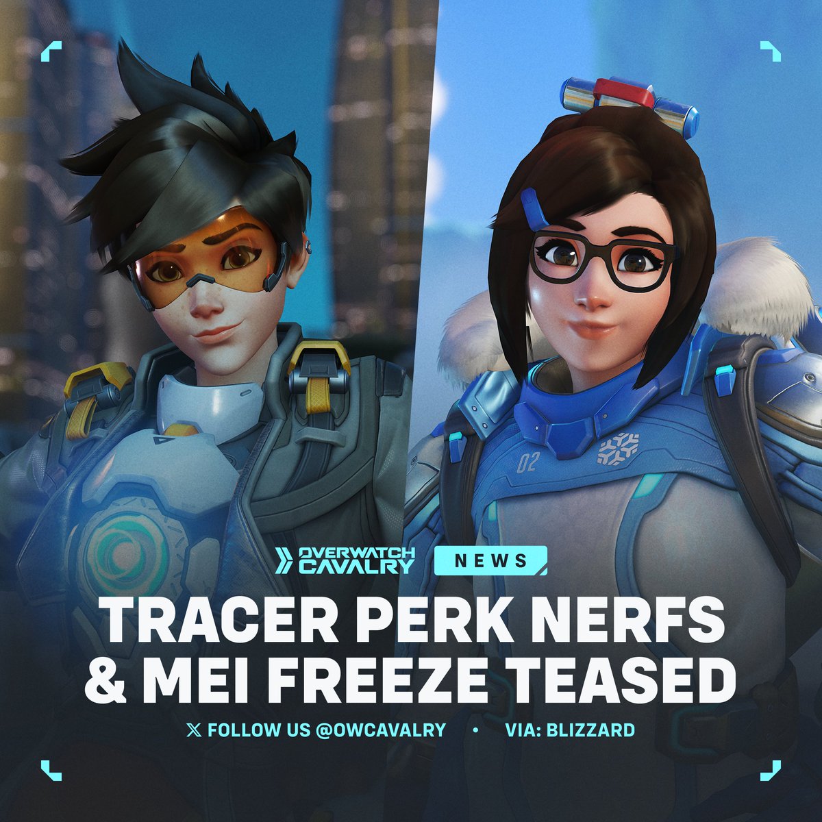 More Perk Changes Teased in #Overwatch2 👀

Arguing that some perks may have gone too far, Tracer's perks are set to be nerfed in Season 16. However, Mei is likely to gain a major perk with a version of her old freeze.