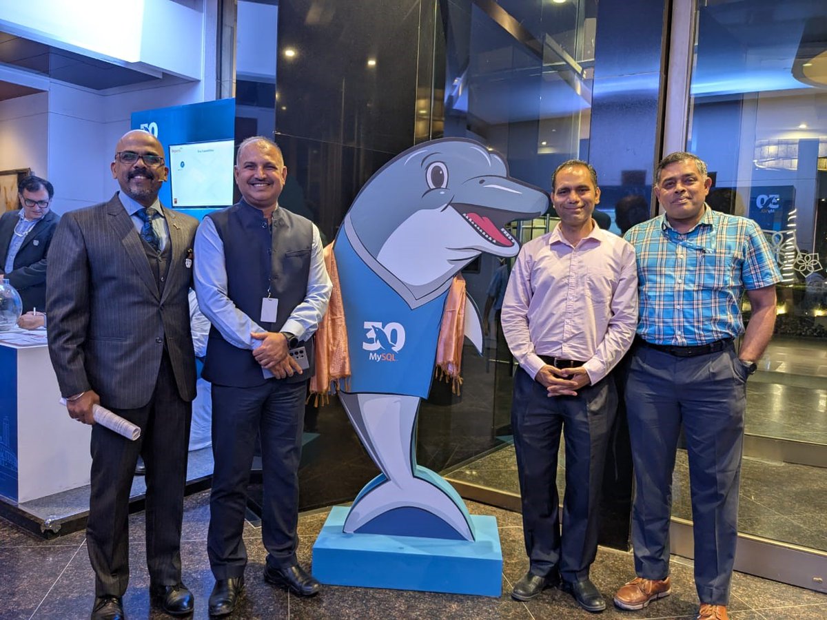 MySQL's tweet image. Huge thanks to everyone who joined us in New Delhi to celebrate 30 years of #MySQL! Your energy made it unforgettable. Special shoutout to our sponsors: Clover Infotech, Translab_io, and Path Infotech. 📷
📷 Check out some pics! #MySQL30 #NewDelhi #Technology