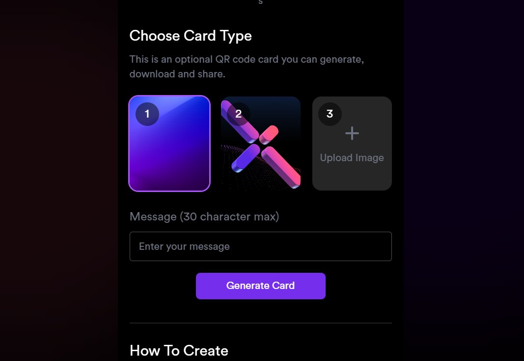 MetalXApp's tweet photo. We have updated the Crypto Gift Card page so that you can now upload your own images!
🎁💳 https://t.co/OIq1fBlWsT
Generate a special card with a QR code that allows you to send crypto to anyone with absolutely no gas fees. https://t.co/czOvZLk3x0