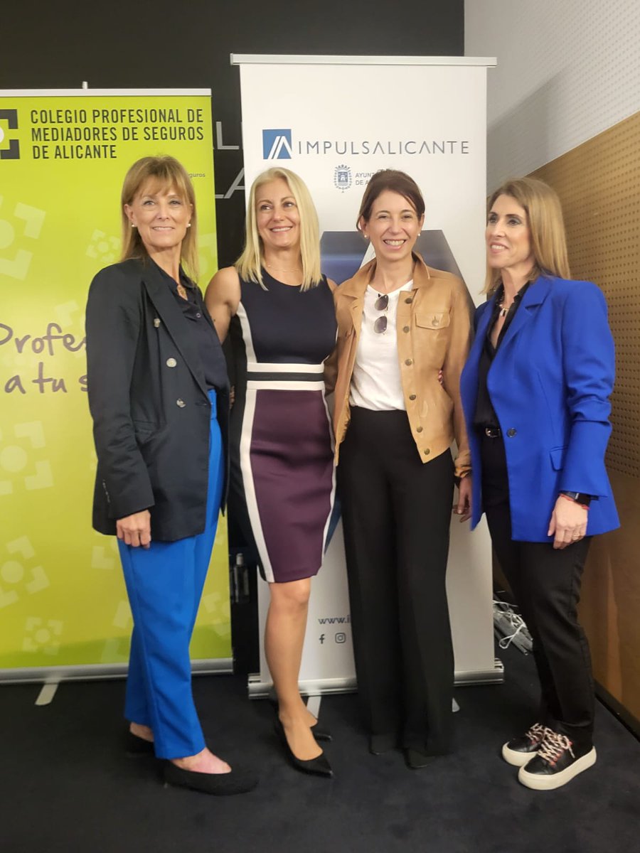 Gracias <a href="/media_seguros/">Colegio Mediadores</a> por vuestro apoyo a todas las #mujeres del sector asegurador  y por vuestro trabajo para darnos visibilidad.  Enhorabuena por la organización de este evento tan importante por todo lo que significa.