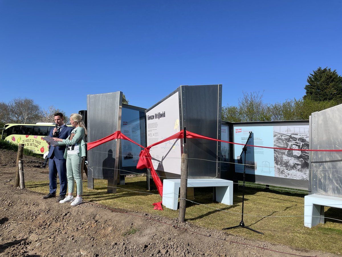 Vandaag buitenexpositie Keuze Vrijheid op 6 locaties in Gelders Rivierengebied geopend.
Verhalen van inwoners over de periode 1944-45. Kijk op keuzevrijheid.nu