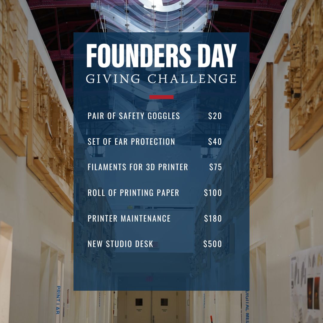 Wondering what your $$$ does this Founders Day?

Here are some specific items that you can help us pay for by making a donation at foundersday.catholic.edu !

There are 13 hours left to make a donation - help us reach our goal!

#ThisIsCatholicU #LeadWithLight