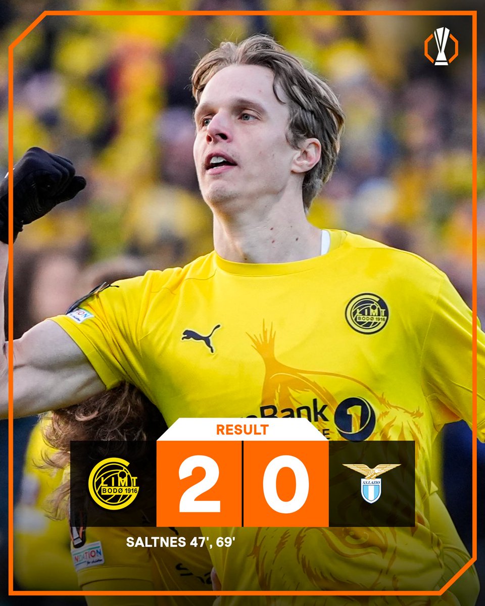 EuropaLeague's tweet image. Bodø/Glimt stun Lazio 👏

#UEL
