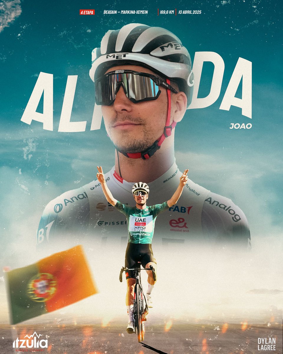 🟡🏆OUR NEW LEADER 🏁
🎨 @LagreeDylan 
💛 @bancosabadell
#itzulia2025