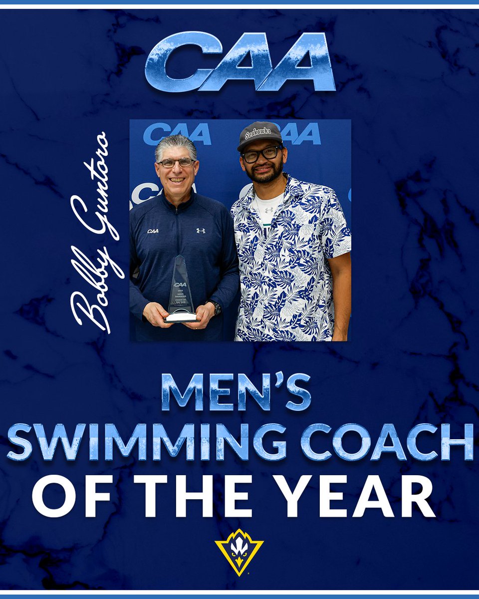 Coastal Athletic Association (@caasports) on Twitter photo 🏊♂️ #CAASD Men's Swim Coach of the Year
Bobby Guntoro was selected as the Men’s Swimming Coach of the Year for the fourth straight season after guiding <a href="/uncwswimdive/">uncwswimdive</a> to its fourth consecutive conference title
📰 tinyurl.com/ymutfupp 🏊♂️ #CAASD Men's Swim Coach of the Year
Bobby Guntoro was selected as the Men’s Swimming Coach of the Year for the fourth straight season after guiding <a href="/uncwswimdive/">uncwswimdive</a> to its fourth consecutive conference title
📰 tinyurl.com/ymutfupp