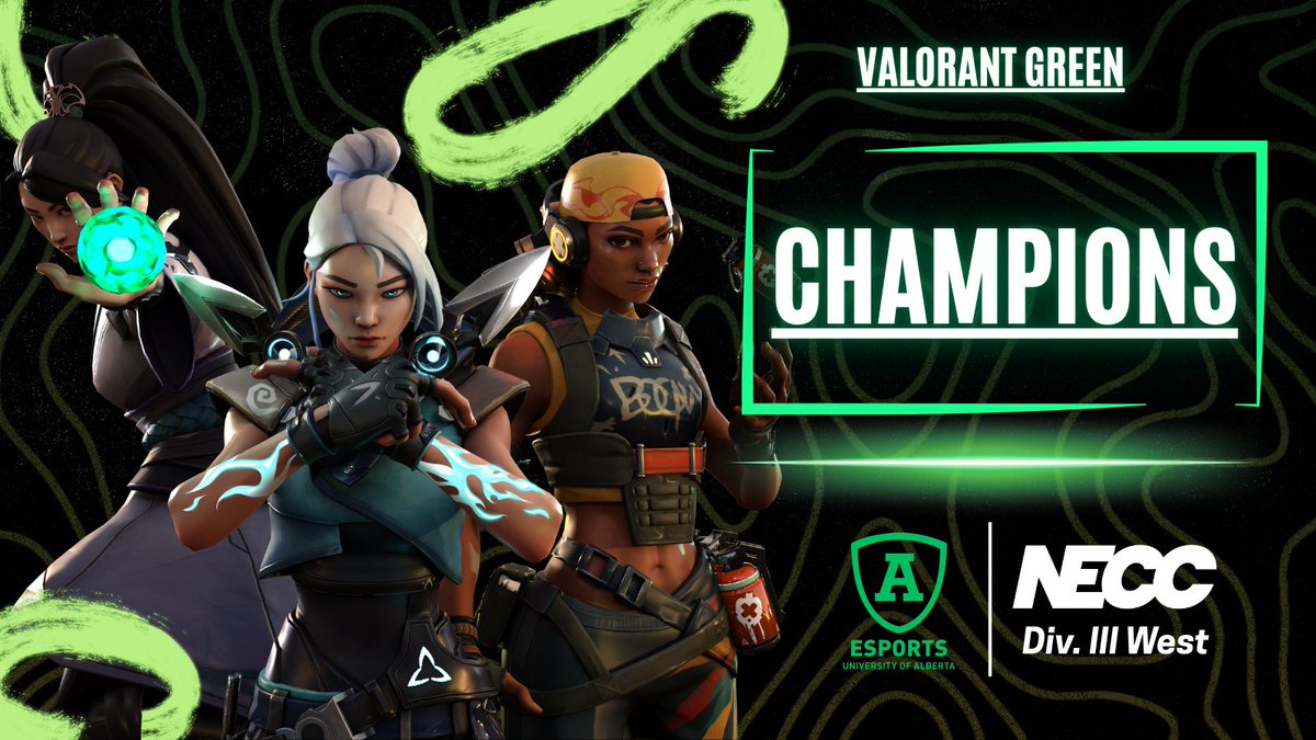 ualberta_esa's tweet photo. CHAMPIONS!!!

With a 3-0 win over RG Scarlet, UAlberta Green are your @neccgames Div. III West Champions!

#esports #gaming #ualberta https://t.co/1bYs9zA5Kx