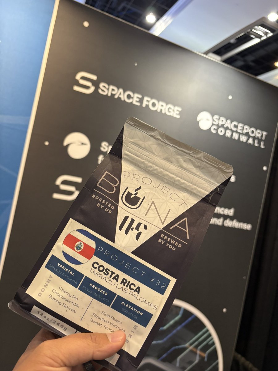 buildingMadrid's tweet photo. proof of delivery complete, some @ProjectBuna beans for you Josh @Space_Forge https://t.co/VAxqcfWR3C
