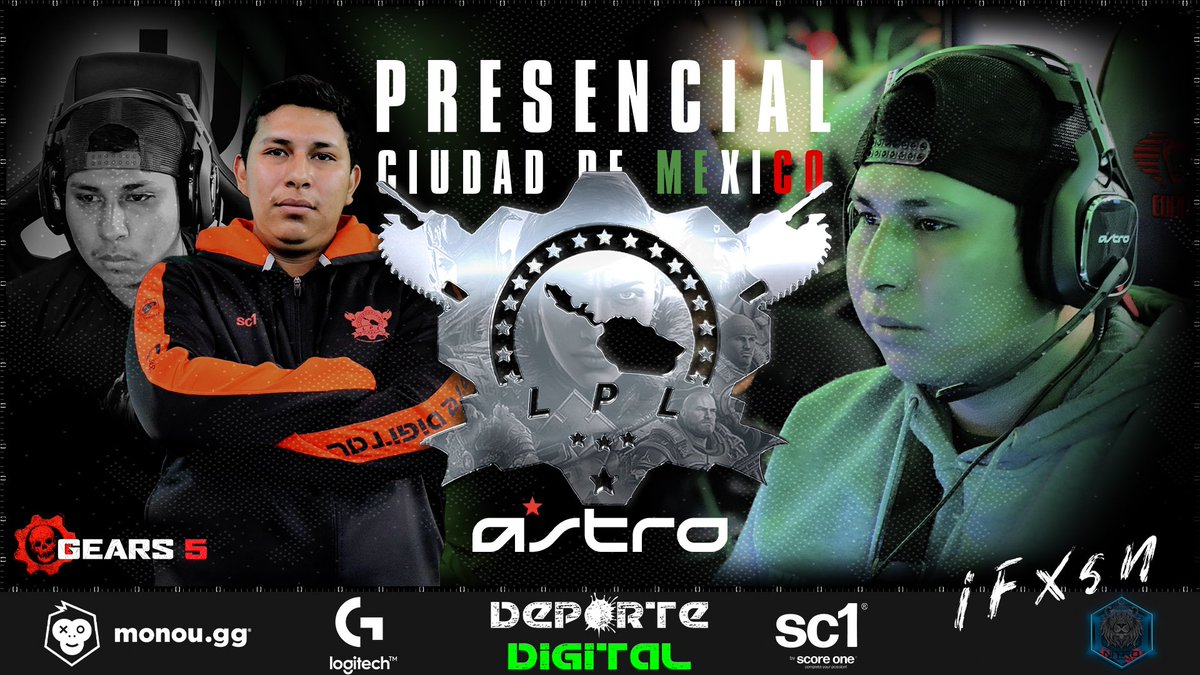 Deporte Digital 01 (@deportedigitalh) on Twitter photo PRESENCIAL CIUDAD DE MÉXICO 2vs2 BATTLE
Dentro de los mejores jugadores presentamos a @iFxsn_ de la organización <a href="/NitroGamingof/">Nitro Gaming</a>
SÍGUELOS EN SUS REDES SOCIALES!
<a href="/GearsofWar/">Gears of War</a>
<a href="/GearsLATAM/">GearsLATAM</a>
<a href="/sc1mx/">score one 🎮 sc1</a>
<a href="/ASTROGaming/">ASTRO Gaming</a>
<a href="/Monougg/">Monou</a>
<a href="/LogitechG/">Logitech G</a> PRESENCIAL CIUDAD DE MÉXICO 2vs2 BATTLE
Dentro de los mejores jugadores presentamos a @iFxsn_ de la organización <a href="/NitroGamingof/">Nitro Gaming</a>
SÍGUELOS EN SUS REDES SOCIALES!
<a href="/GearsofWar/">Gears of War</a>
<a href="/GearsLATAM/">GearsLATAM</a>
<a href="/sc1mx/">score one 🎮 sc1</a>
<a href="/ASTROGaming/">ASTRO Gaming</a>
<a href="/Monougg/">Monou</a>
<a href="/LogitechG/">Logitech G</a>