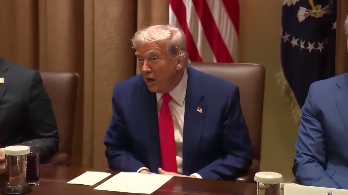 🚨 EXPLOSIVE CABINET MEETING REVEALS TRUMP'S MASTERPLAN!! We've obtained the video the Globalists DON'T WANT YOU TO SEE! Trump's WAR COUNCIL is DISMANTLING their AGENDA piece by piece! Here's what was said moments ago! BUCKLE UP PATRIOTS!! The TRUTH BOMBS are about to DROP! 🔥