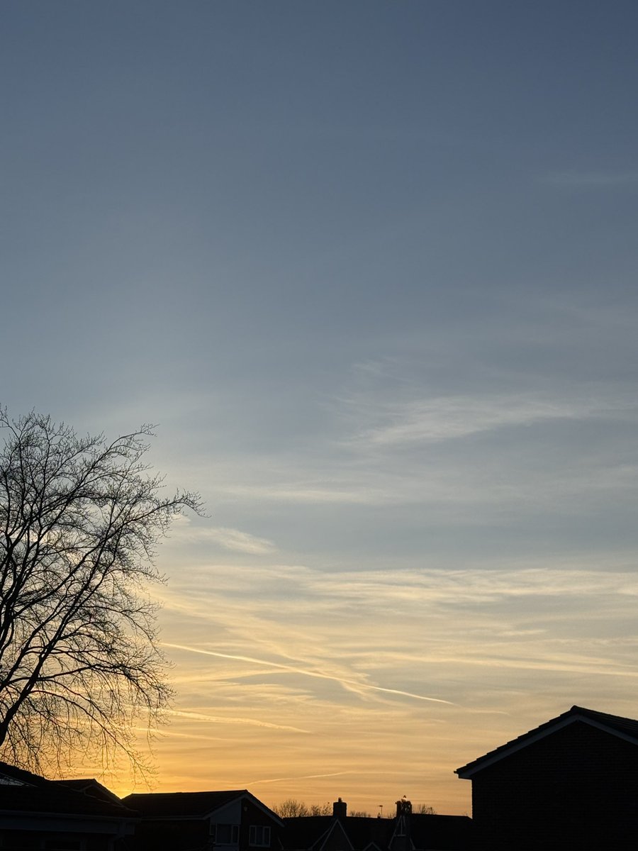Lovely sunset over Waldridge park Chester-le-Street