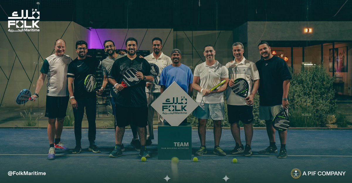 Folkmaritime's tweet photo. Eid Gathering moments
 
We captured the spirited paddle competition between our #Folk_Maritime team members. Witness the teamwork and friendly contest.
 
#Paddle #EidFun

#aPIFCompany https://t.co/Jyy7xBctE5
