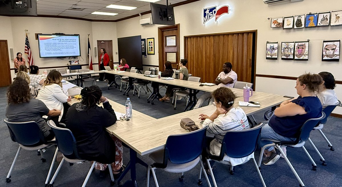 This afternoon, the Midland County Childcare Coalition met, and representatives from ECI and <a href="/MISDSpecialServ/">Midland ISD Special Services</a> shared information about developmental milestones and how childcare centers can help connect families to services available for kiddos.