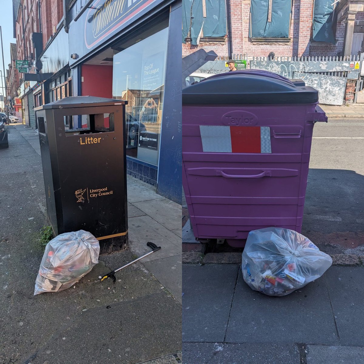 PennyLnWombles's tweet photo. Lynette wombled Lawrence Rd to the junction of Salisbury Road 

2 bags of litter removed
A few thank you’s from people 

If Lynette is inspiring you or you’re fed up and want to make a difference just get out and do it

#litterpicking #wavertree #smithdown https://t.co/1npBB8zftT