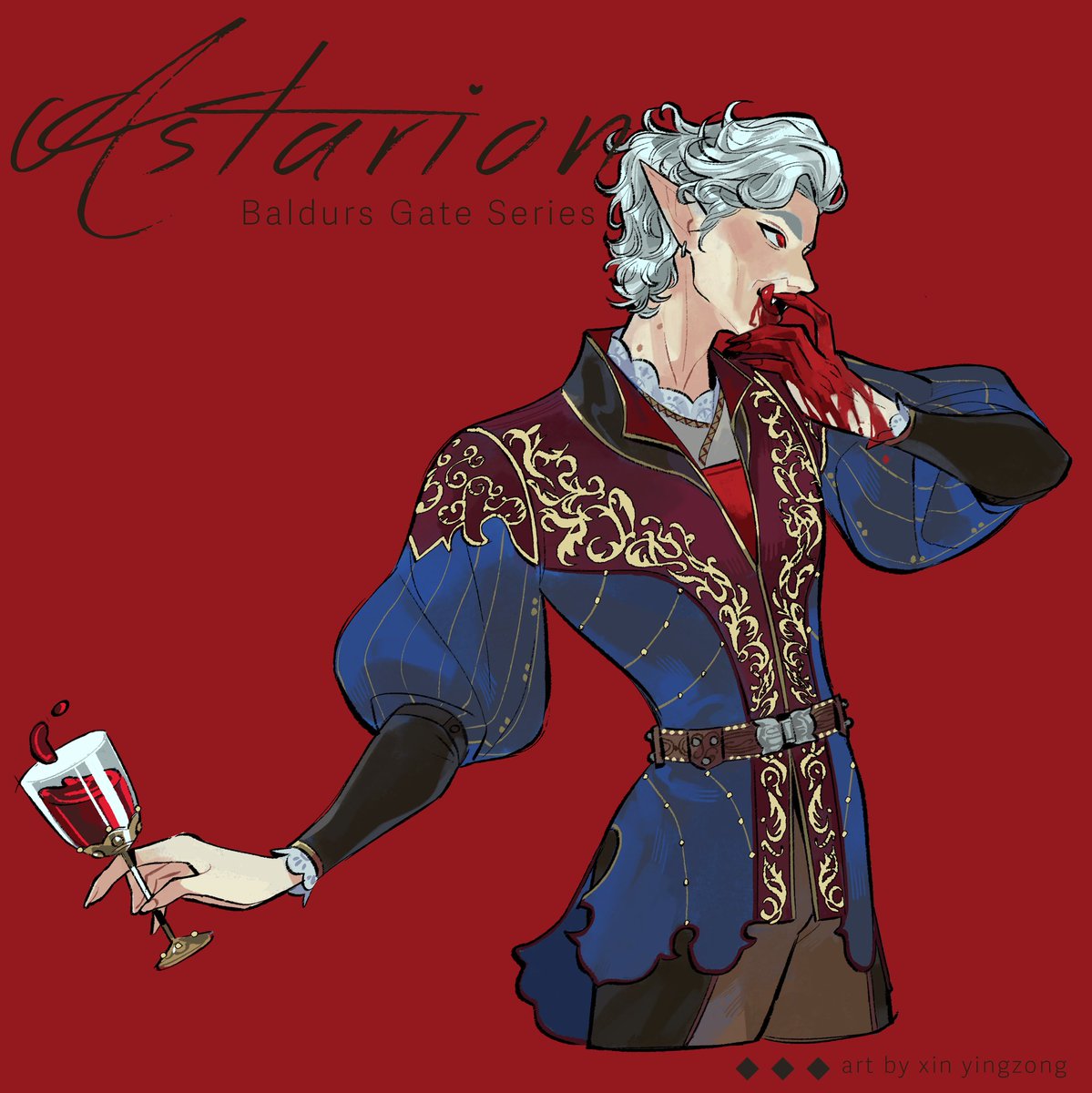 🌟Astarion🌟 May pin design 🩸🩸🩸