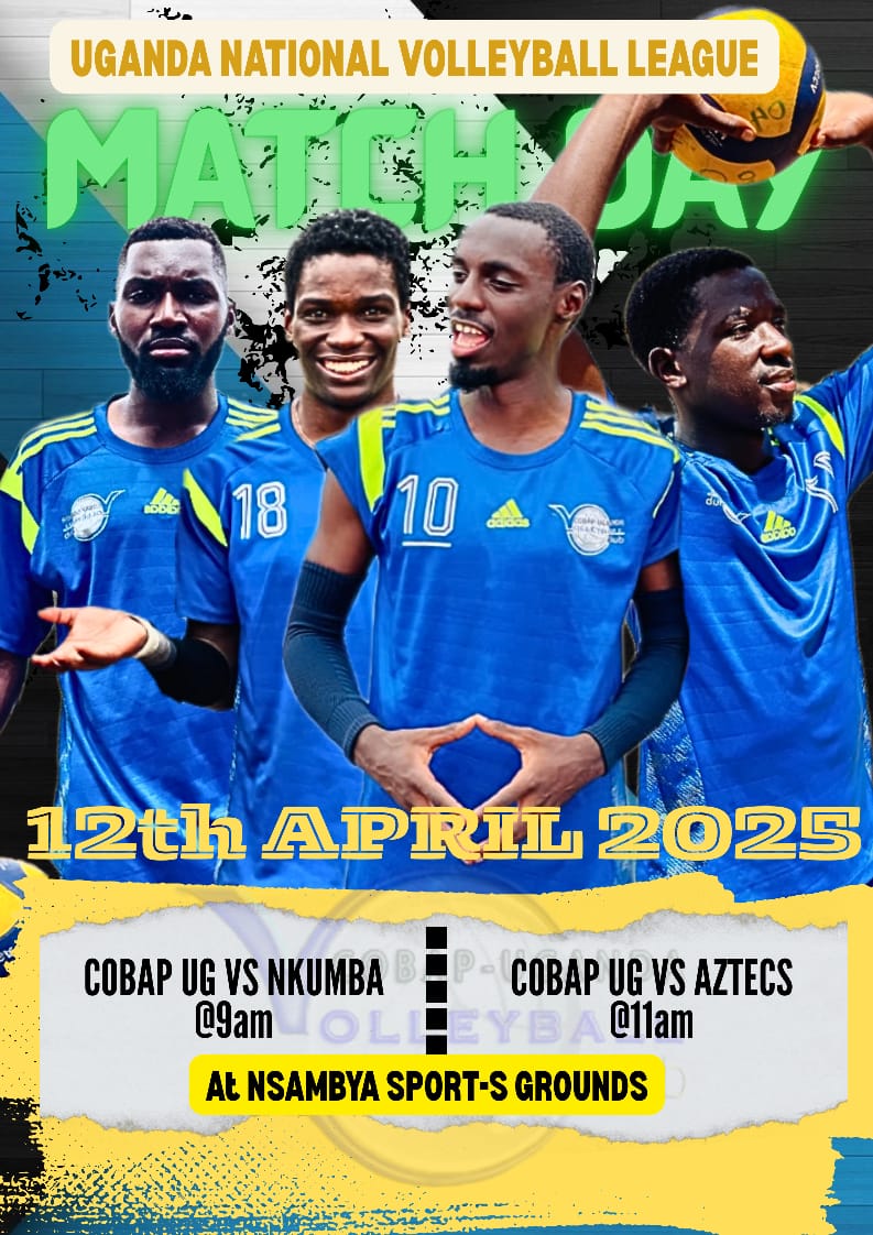CobapUgVC's tweet photo. Come witness as the men's team end the unbeaten run of @NUVolleybalClub this season. Don't miss to come and rally on ur team as they go against @NkumbaUni boys this Saturday @sport_svoleybal . 
#UNVLPLAYOFFS25 https://t.co/jmXjRK2dsM