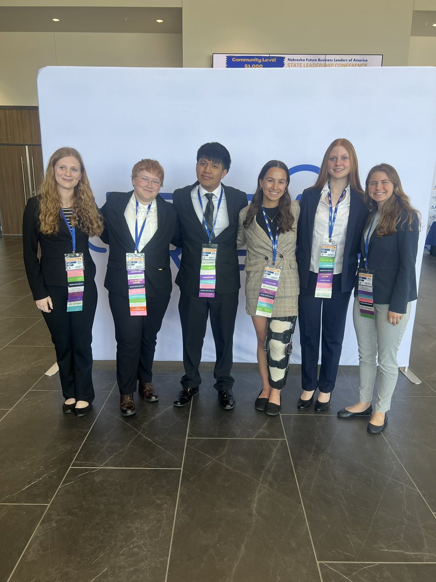 Congratulations to All-State Quality Member awards winners—Vivian, Cairyss, Ruby, Finn, Grace, And Mynor! #FBLA #CreteCardinals