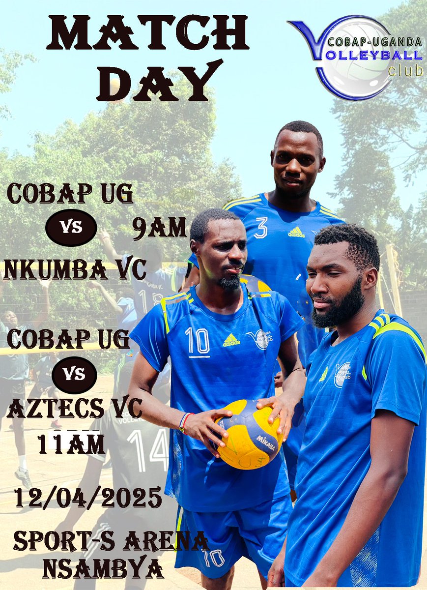 CobapUgVC's tweet photo. Come witness as the men's team end the unbeaten run of @NUVolleybalClub this season. Don't miss to come and rally on ur team as they go against @NkumbaUni boys this Saturday @sport_svoleybal . 
#UNVLPLAYOFFS25 https://t.co/jmXjRK2dsM