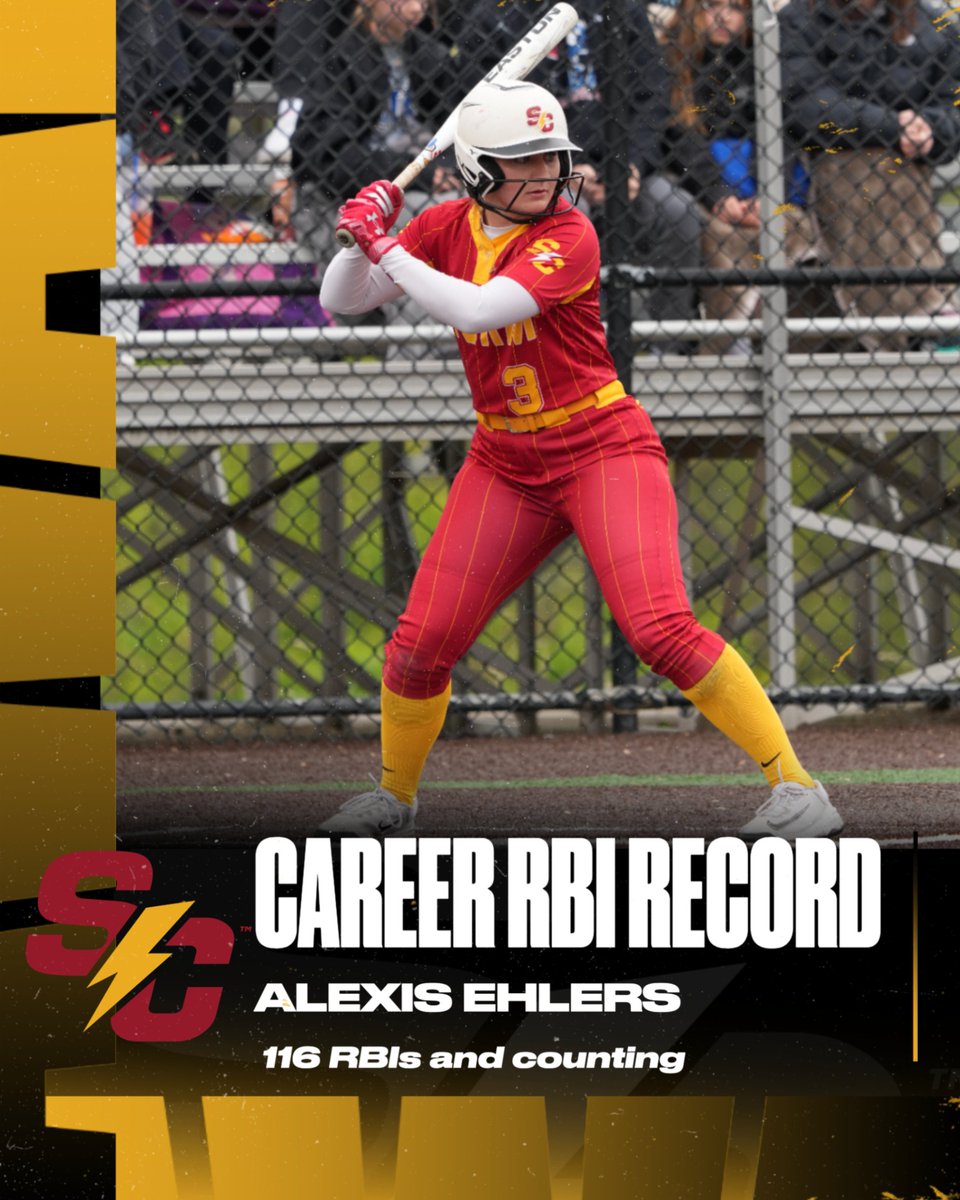 🚨 SCHOOL RECORD 🚨 

Congratulations to Alexis Ehlers for breaking the school record for most career RBIs!

#rollriversSB #d3softball #RollStorm