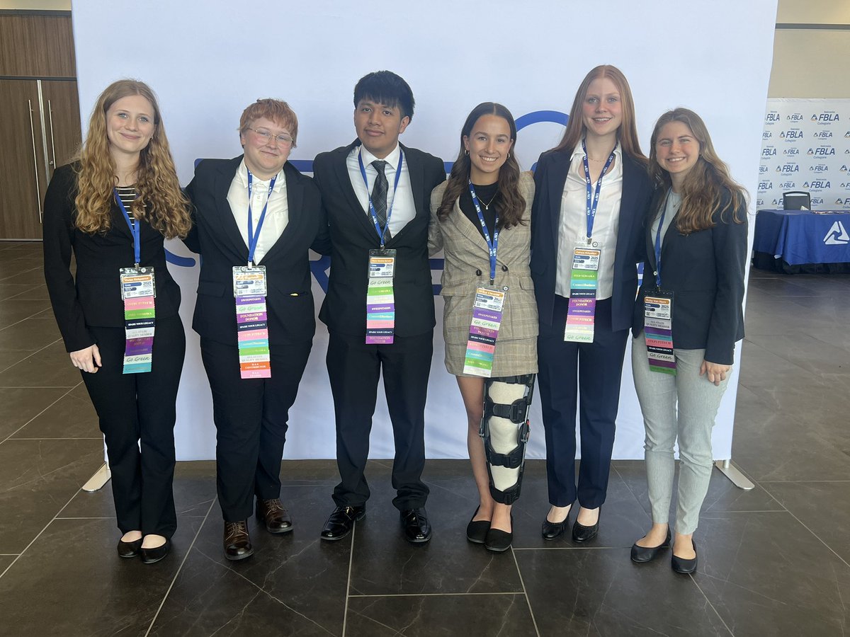 Congratulations to All-State Quality Member award winners—Vivian, Cairyss, Ruby, Finn, Grace, And Mynor! #FBLA #CreteCardinals